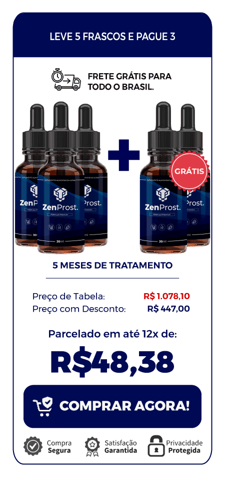 5 frascos ZenProst